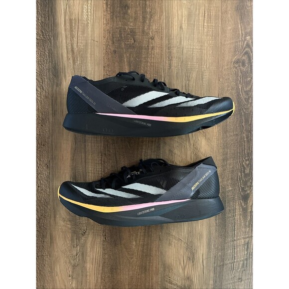 Adidas Adizero Takumi Sen 10 Running Shoes Black ID2793 Mens Size 12.5 New